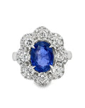 2.24-carat oval cut natural Burmese Sapphire